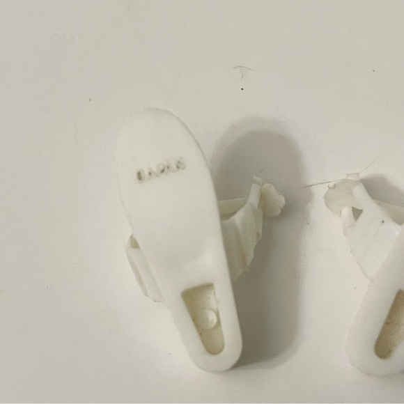 Vintage Ideal Tammy Doll Shoes White Sandals Japan - Picture 13 of 16